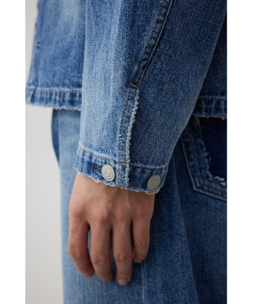 AZUL DENIMロゴプレートジャケット（デニムジャケット）｜AZUL BY