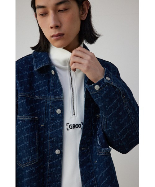 AZUL by moussy（アズールバイマウジー）の「AZUL DENIMロゴプレートジャケット（デニムジャケット・メンズ・ブルー/ブルー系その他・FREE）」の16枚目の写真