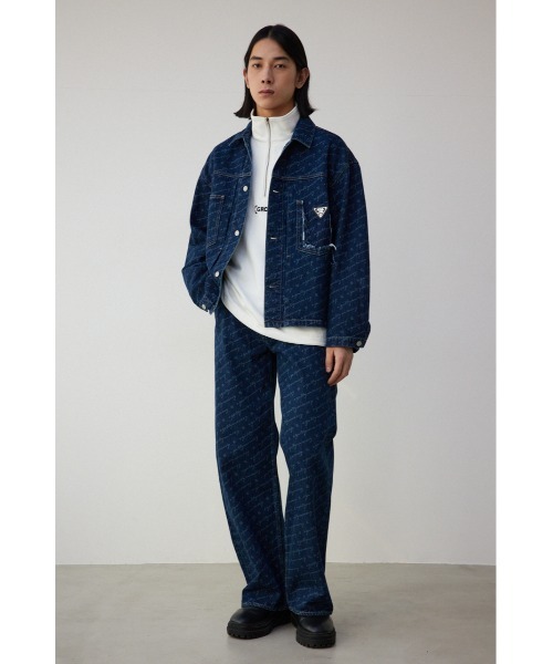 ジャックAZUL アズール　デニムジャケット gジャン セットアップ AZUL DENIMロゴプレートジャケット（デニムジャケット）｜AZUL