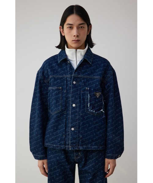 AZUL DENIMロゴプレートジャケット（デニムジャケット）｜AZUL BY
