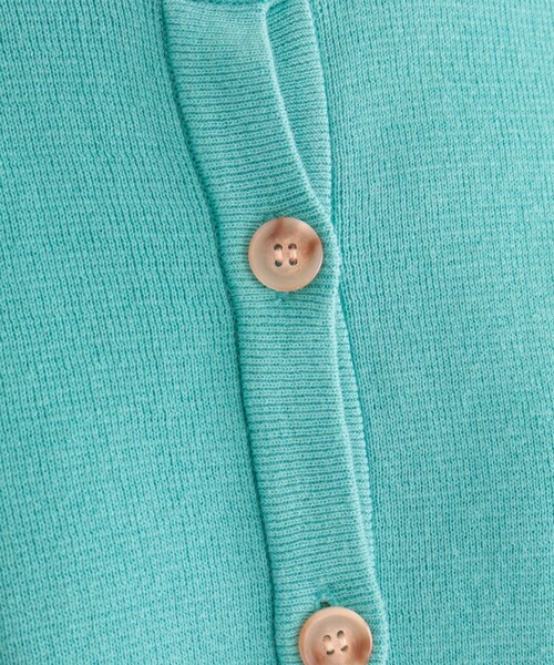 GEVACO（ゲバコ）の「【GEVACO/ゲバコ】コットンミラノリブカーディガン（カーディガン/ボレロ・レディース・アイボリー/グレイッシュベージュ/ネイビー/ミント・38）」の10枚目の写真