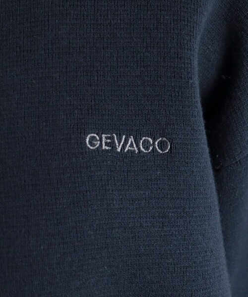 GEVACO（ゲバコ）の「【GEVACO/ゲバコ】コットンミラノリブカーディガン（カーディガン/ボレロ・レディース・アイボリー/グレイッシュベージュ/ネイビー/ミント・38）」の12枚目の写真