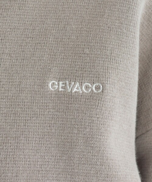 GEVACO（ゲバコ）の「【GEVACO/ゲバコ】コットンミラノリブカーディガン（カーディガン/ボレロ・レディース・アイボリー/グレイッシュベージュ/ネイビー/ミント・38）」の13枚目の写真