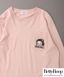 BETTY BOOP（ベティ・ブープ）の「BETTY BOOP(TM) / ベティー ブープ(TM) 長袖Tシャツ（Tシャツ/カットソー）」