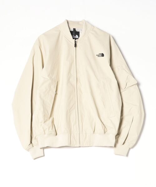 THE NORTH FACE（ザノースフェイス）の「THE NORTH FACE/ザ・ノース・フェイス  WP BOMBER JACKET NP12437（ブルゾン・レディース・ベージュ/ブラック/タン・L/M/XL）」の2枚目の写真