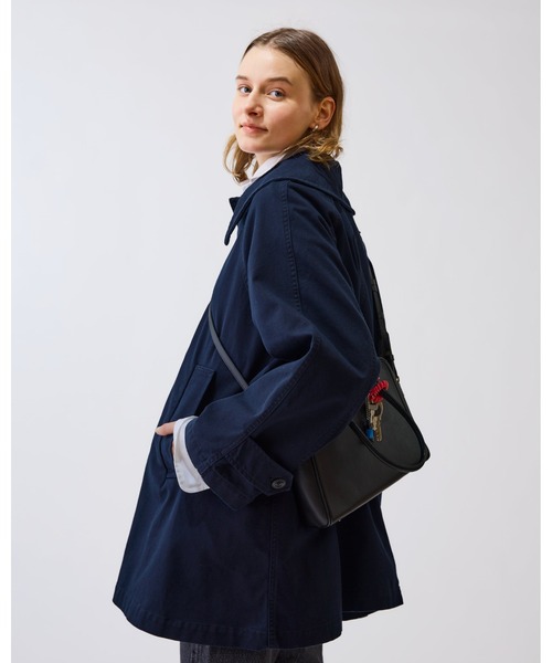 THE SHINZONE（ザ　シンゾーン）の「THE SHINZONE COTTON TENT COAT 24SMSCO01（その他アウター・レディース・ネイビー/ベージュ・FREE）」の2枚目の写真