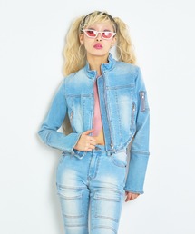 ANNA SUI NYC | ANNA SUI NYC ストレッチデニムジャケット(デニムジャケット)
