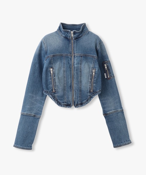 ANNA SUI NYC(アナ スイ エヌ ワイ シー)の「ANNA SUI NYC ストレッチデニムジャケット(デニムジャケット・レディース・ブルー/ライトブルー・S)」の16枚目の写真