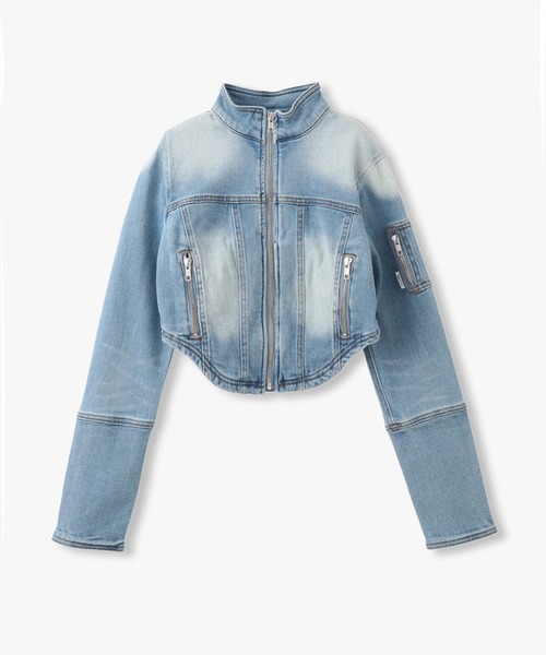 ANNA SUI NYC(アナ スイ エヌ ワイ シー)の「ANNA SUI NYC ストレッチデニムジャケット(デニムジャケット・レディース・ブルー/ライトブルー・S)」の17枚目の写真