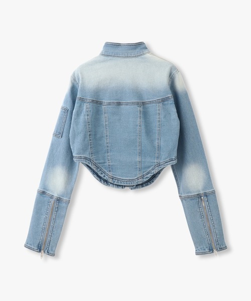 ANNA SUI NYC(アナ スイ エヌ ワイ シー)の「ANNA SUI NYC ストレッチデニムジャケット(デニムジャケット・レディース・ブルー/ライトブルー・S)」の18枚目の写真