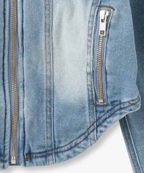 ANNA SUI NYC(アナ スイ エヌ ワイ シー)の「ANNA SUI NYC ストレッチデニムジャケット(デニムジャケット・レディース・ブルー/ライトブルー・S)」の21枚目の写真