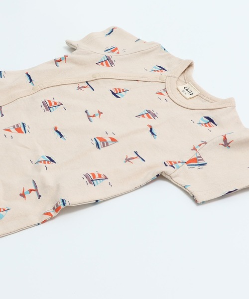 chil2（チルツー）の「総柄 半袖ミニカバーオール（ロンパース・キッズ・G/H/I/J/B/C/D/E/F/A・60-70cm/50-60cm）」の12枚目の写真