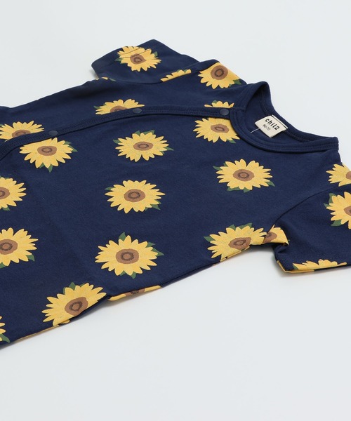 chil2（チルツー）の「総柄 半袖ミニカバーオール（ロンパース・キッズ・G/H/I/J/B/C/D/E/F/A・60-70cm/50-60cm）」の20枚目の写真