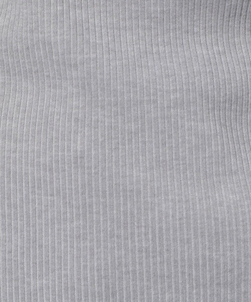 GLOBAL WORK(グローバルワーク)の「高山直子さんコラボ/メローリブハイネック長袖/991901/EiiS(Tシャツ/カットソー・レディース・グレー/アイボリー/ブラック・SMALL/X-SMALL)」の8枚目の写真