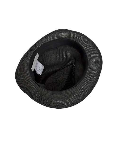 HIGH STREET（ハイストリート）の「HIGH STREET∴ ペーパー中折れハット（ハット・メンズ・ブラック・F）」の5枚目の写真