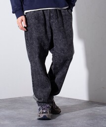 【限定展開】【GLOSTER/グロスター】デニムワイドパンツ イージーテーパードパンツー
