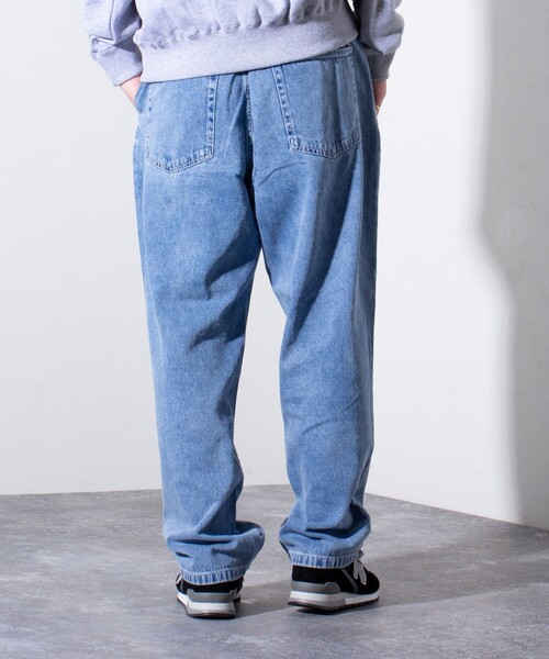 GLOSTER（グロスター）の「【限定展開】【GLOSTER/グロスター】デニムワイドパンツ イージーテーパードパンツー（デニムパンツ・メンズ・グレー/ライトブルー・XL/L/M）」の22枚目の写真