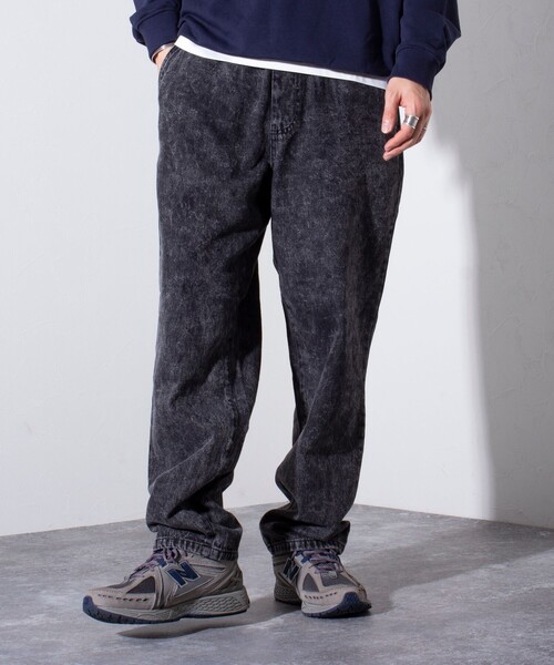 GLOSTER（グロスター）の「【限定展開】【GLOSTER/グロスター】デニムワイドパンツ イージーテーパードパンツー（デニムパンツ・メンズ・グレー/ライトブルー・XL/L/M）」の6枚目の写真