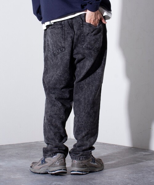 GLOSTER（グロスター）の「【限定展開】【GLOSTER/グロスター】デニムワイドパンツ イージーテーパードパンツー（デニムパンツ・メンズ・グレー/ライトブルー・XL/L/M）」の8枚目の写真