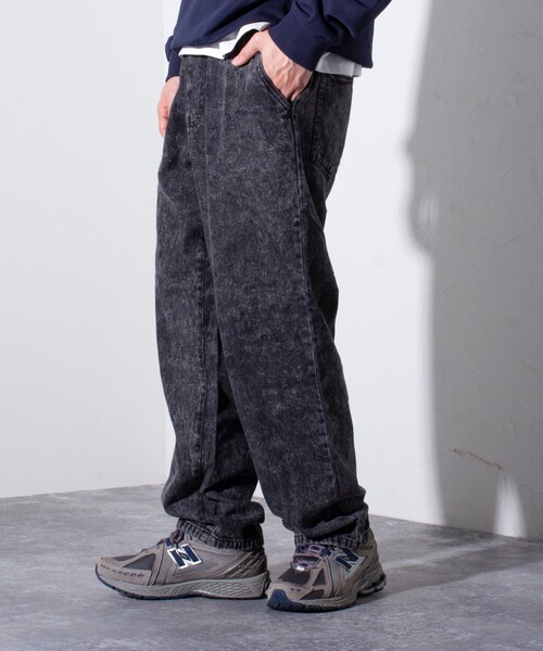 GLOSTER（グロスター）の「【限定展開】【GLOSTER/グロスター】デニムワイドパンツ イージーテーパードパンツー（デニムパンツ・メンズ・グレー/ライトブルー・XL/L/M）」の10枚目の写真