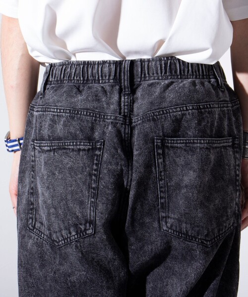 GLOSTER（グロスター）の「【限定展開】【GLOSTER/グロスター】デニムワイドパンツ イージーテーパードパンツー（デニムパンツ・メンズ・グレー/ライトブルー・XL/L/M）」の14枚目の写真