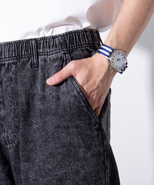 GLOSTER（グロスター）の「【限定展開】【GLOSTER/グロスター】デニムワイドパンツ イージーテーパードパンツー（デニムパンツ・メンズ・グレー/ライトブルー・XL/L/M）」の15枚目の写真