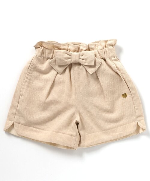 apres les cours(アプレレクール)の「ハートポケット ショートきゅんpants(その他パンツ・キッズ・ライム/ベージュ/チェック/インディゴブルー/その他3・80/90/100/110/120/130/140)」の9枚目の写真