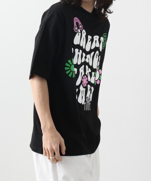 RGY（アールジーワイ）の「RGY レトロヒッピービッグシルエットTシャツ（Tシャツ/カットソー・メンズ・ホワイト/ブラック/ネイビー・L/M）」の17枚目の写真