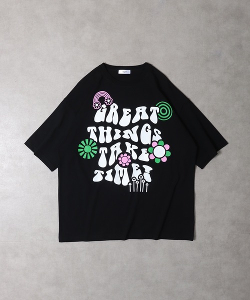 RGY（アールジーワイ）の「RGY レトロヒッピービッグシルエットTシャツ（Tシャツ/カットソー・メンズ・ホワイト/ブラック/ネイビー・L/M）」の13枚目の写真