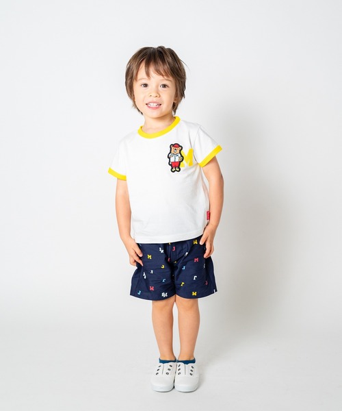 Moujonjon(ムージョンジョン)の「くまワッペン半袖Tシャツ(Tシャツ/カットソー・キッズ・ホワイト/レッド・80/90/100/110/120/130/140)」の10枚目の写真