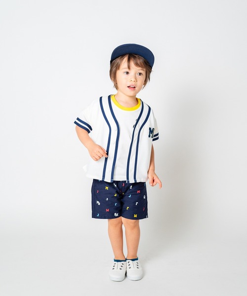 Moujonjon(ムージョンジョン)の「くまワッペン半袖Tシャツ(Tシャツ/カットソー・キッズ・ホワイト/レッド・80/90/100/110/120/130/140)」の14枚目の写真