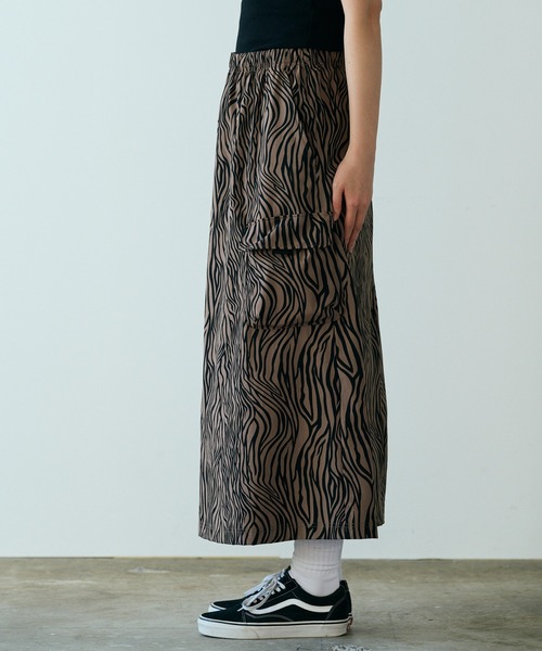THOUSAND MILE(サウザンドマイル)の「THOUSAND MILE/サウザンドマイル WAVE ADJUST SKIRT スカート(スカート・レディース・ゼブラ・FREE)」の9枚目の写真