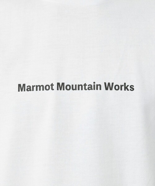 MARMOT（マーモット）の「【別注】＜Marmot＞GLR ALLSTAR ロゴ Tシャツ -吸水速乾・ストレッチ・UVカット-（Tシャツ/カットソー・メンズ・ホワイト/ネイビー・M/L/XL）」の15枚目の写真