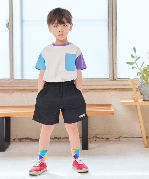 LSP WOW(エルエスピーワオ)の「【LSP WOW!】デイリーショートパンツ(80~150cm)(その他パンツ・キッズ・ブラック/カーキ/エメラルド/グレー/ブルー/ベージュ/オレンジ/イエロー/ラベンダー/ネイビー/ブラウン/ピンク・80/90/110/120/130/140/150/100)」の13枚目の写真