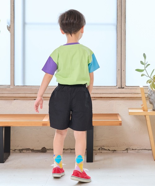 LSP WOW(エルエスピーワオ)の「【LSP WOW!】デイリーショートパンツ(80~150cm)(その他パンツ・キッズ・ブラック/カーキ/エメラルド/グレー/ブルー/ベージュ/オレンジ/イエロー/ラベンダー/ネイビー/ブラウン/ピンク・80/90/110/120/130/140/150/100)」の14枚目の写真