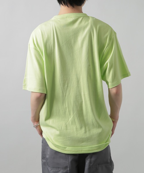 SMITH'S(スミス)の「【SMITH'S】LE HALLES ポケット刺繍ロゴTee (Unisex) 4275-6033(Tシャツ/カットソー・メンズ・ブラック/マルチ/パープル/その他2/ホワイト/ライトグリーン・S/L/XL/M)」の14枚目の写真