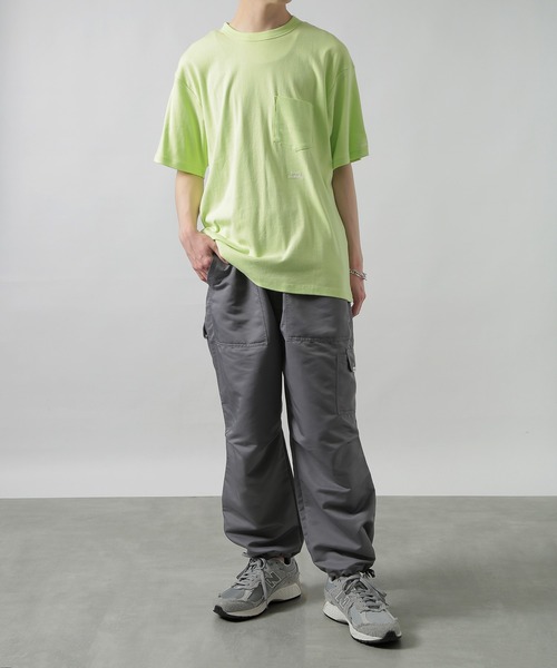 SMITH'S(スミス)の「【SMITH'S】LE HALLES ポケット刺繍ロゴTee (Unisex) 4275-6033(Tシャツ/カットソー・メンズ・ブラック/マルチ/パープル/その他2/ホワイト/ライトグリーン・S/L/XL/M)」の16枚目の写真
