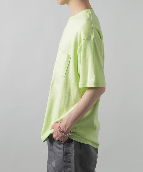 SMITH'S(スミス)の「【SMITH'S】LE HALLES ポケット刺繍ロゴTee (Unisex) 4275-6033(Tシャツ/カットソー・メンズ・ブラック/マルチ/パープル/その他2/ホワイト/ライトグリーン・S/L/XL/M)」の12枚目の写真