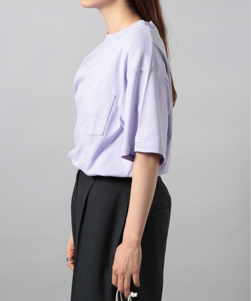 SMITH'S(スミス)の「【SMITH'S】LE HALLES ポケット刺繍ロゴTee (Unisex) 4275-6033(Tシャツ/カットソー・メンズ・ブラック/マルチ/パープル/その他2/ホワイト/ライトグリーン・S/L/XL/M)」の18枚目の写真