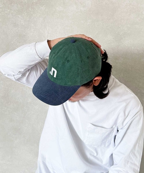 BAYBLO（ベイブロ）の「(KS)ウォッシュ刺繍キャップ（キャップ・メンズ・ブラック/ベージュ/イエロー/グリーン・FREE）」の3枚目の写真