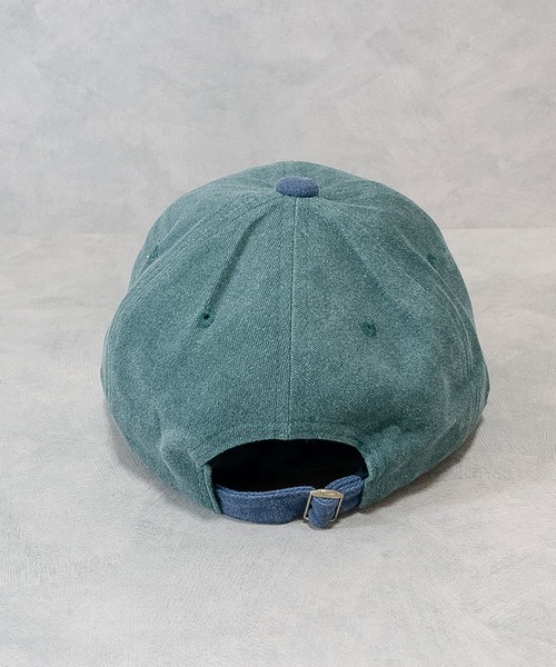 BAYBLO（ベイブロ）の「(KS)ウォッシュ刺繍キャップ（キャップ・メンズ・ブラック/ベージュ/イエロー/グリーン・FREE）」の6枚目の写真