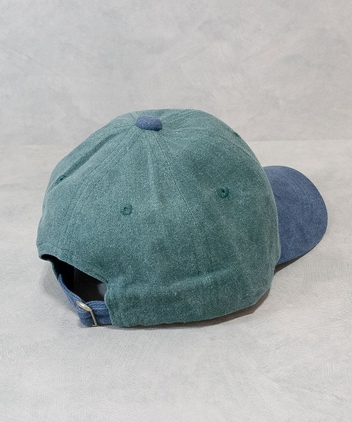 BAYBLO（ベイブロ）の「(KS)ウォッシュ刺繍キャップ（キャップ・メンズ・ブラック/ベージュ/イエロー/グリーン・FREE）」の7枚目の写真