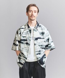 BEAUTY&YOUTH UNITED ARROWS（ビューティーアンドユースユナイテッドアローズ）の「ロンシャン インク プリント グランデシャツ（シャツ/ブラウス・メンズ）」
