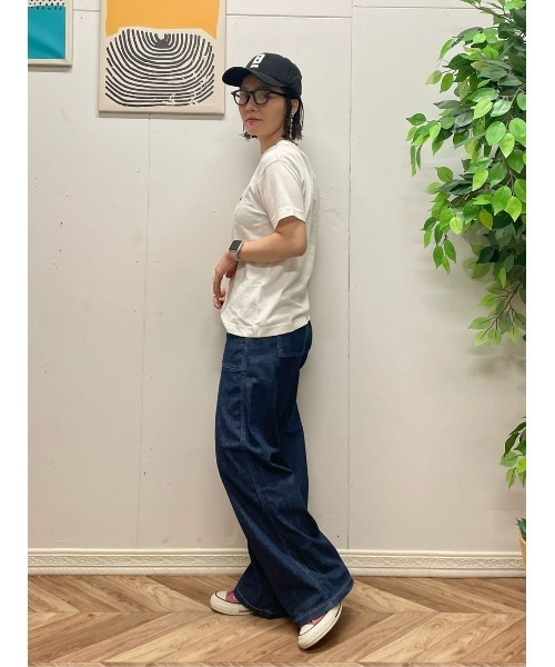 SOMETHING(サムシング)の「【SOMETHING】サマーベイカーワイド(デニムパンツ・レディース・ダークインディゴブルー・26inch/27inch/28inch/29inch/30inch/25inch)」の19枚目の写真