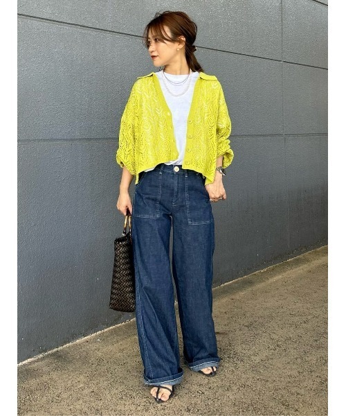 SOMETHING(サムシング)の「【SOMETHING】サマーベイカーワイド(デニムパンツ・レディース・ダークインディゴブルー・26inch/27inch/28inch/29inch/30inch/25inch)」の14枚目の写真