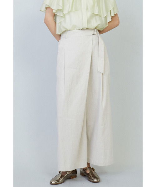 美品 24SS プルミエアロンディスモン/リネンコットンツイルバイオジレ 1er Arrondissement（プルミエアロンディスモン）の「リネン
