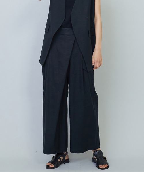 美品 24SS プルミエアロンディスモン/リネンコットンツイルバイオジレ 美品 24SS プルミエアロンディスモン/リネンコットンツイル