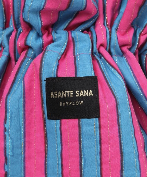BAYFLOW（ベイフロー）の「[巾着型としても使える!]【Asante sana】トート（トートバッグ・レディース・イエロー/ベージュ/ピンク/ホワイト/ネイビー/ブルー・0）」の22枚目の写真