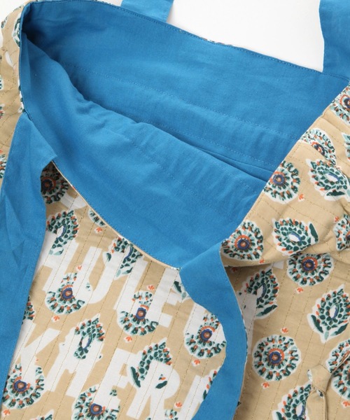 BAYFLOW（ベイフロー）の「[巾着型としても使える!]【Asante sana】トート（トートバッグ・レディース・イエロー/ベージュ/ピンク/ホワイト/ネイビー/ブルー・0）」の13枚目の写真