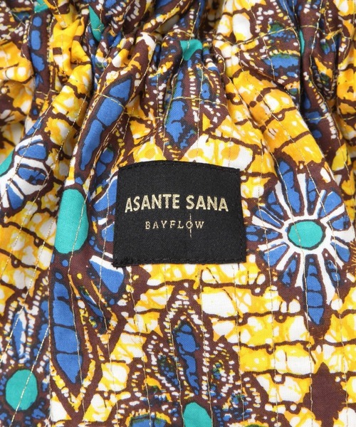 BAYFLOW（ベイフロー）の「[巾着型としても使える!]【Asante sana】トート（トートバッグ・レディース・イエロー/ベージュ/ピンク/ホワイト/ネイビー/ブルー・0）」の14枚目の写真